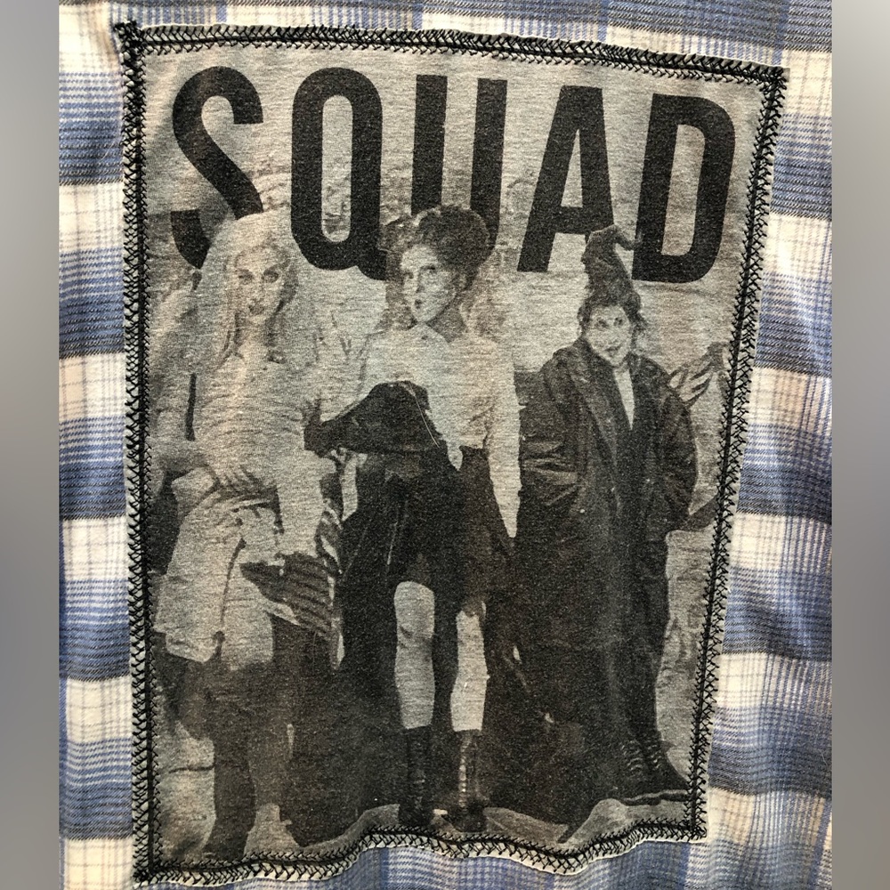 ❤️SOLD❤️ Handmade vest The Hocus Pocus Sanderson Sisters SQUAD Womens Med - Picture 3 of 11